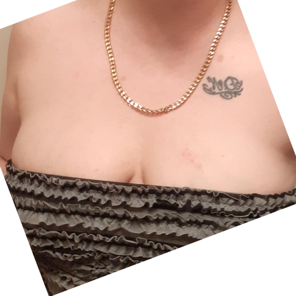 😍New High Quality Gold Chain Link Necklace - Picture 2 of 9